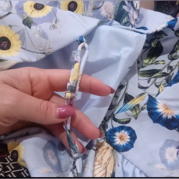 Floral Blue Sundress-Missing external and internal tags - Picture 9 of 9